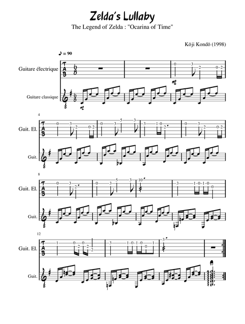 Zelda's Lullaby (Ocarina of Time)