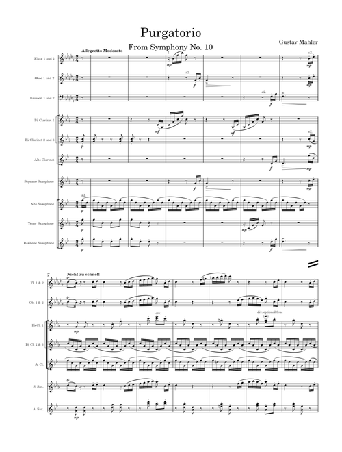 Symphony No.10 – Gustav Mahler Purgatorio - Gustav Mahler