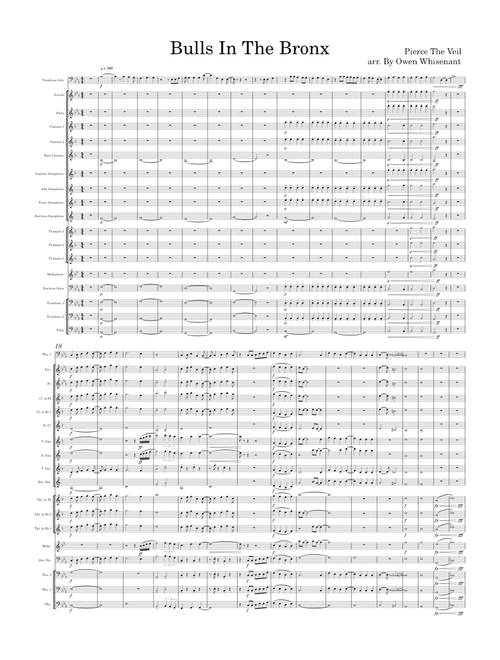 Bulls in the bronx – Pierce the Veil Bulls in Bronx Opener Final For Musescore