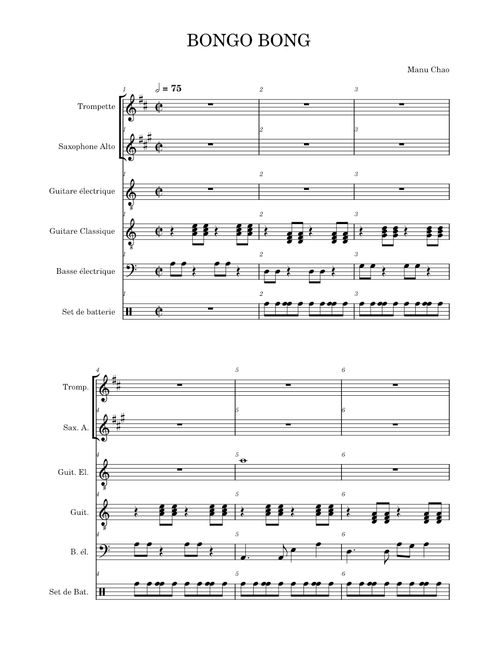 bongo bong – Manu Chao