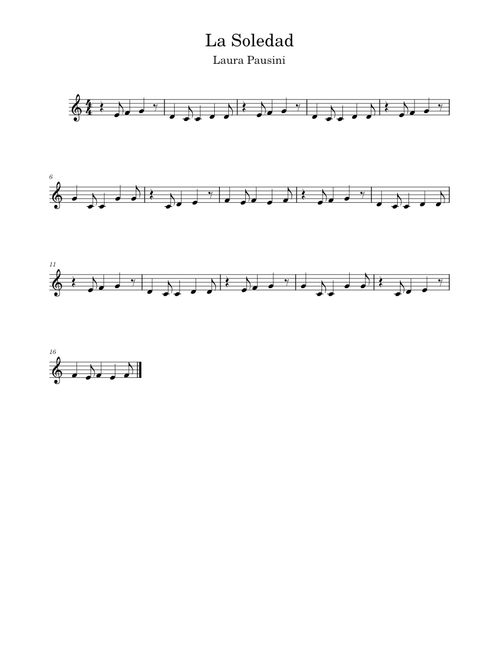 La Soledad – Laura Pausini