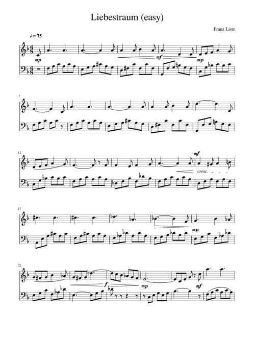 Liebestraum (easy)
