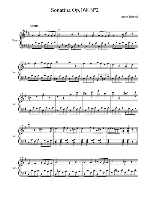 Sonatine Op. 168 No 2