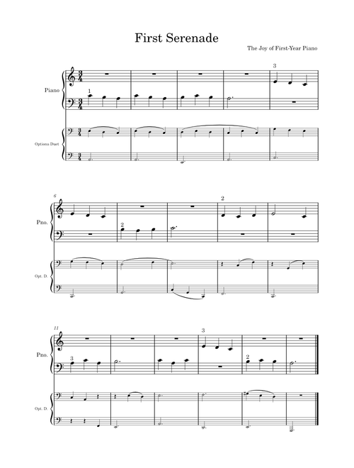 The Joy of First-Year Piano sheet music by santoxjon | Play