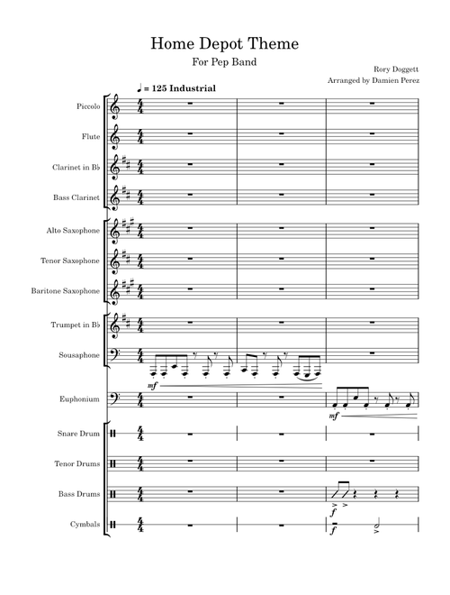 Home Depot Theme (Pep Tune)