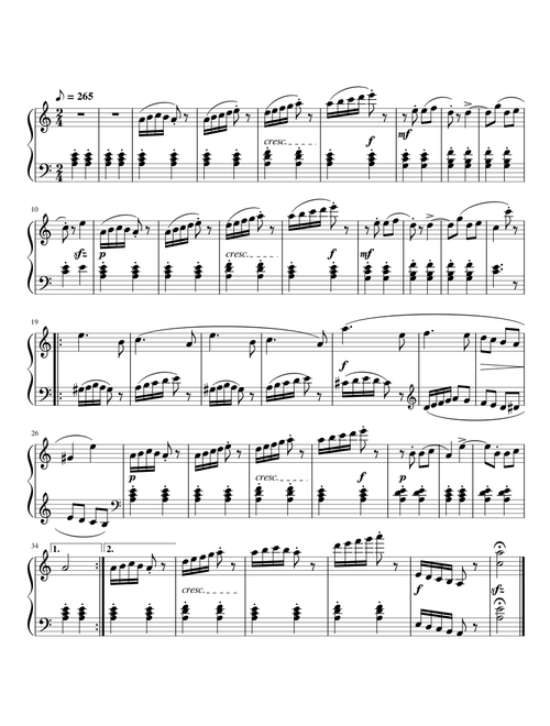 Arabesque, Op. 100, No. 2 - Friedrich Burgmüller