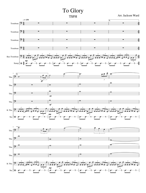 Two Steps From Hell | To Glory | Trombone Choir