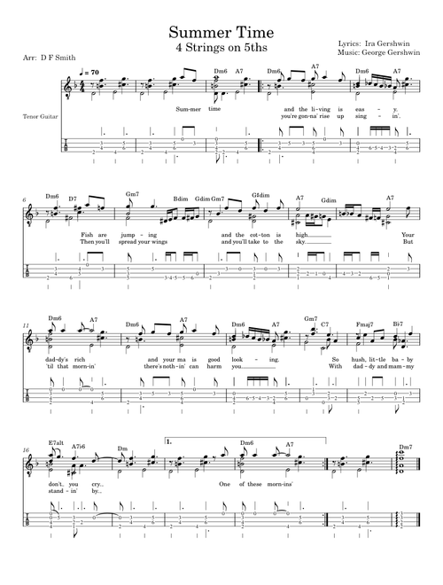 Summertime Std & Tab