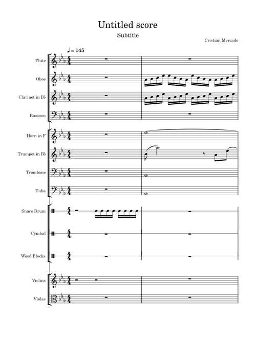 Untitled score