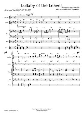 Free Lullaby Of The Leaves by Bernice Petkere sheet music