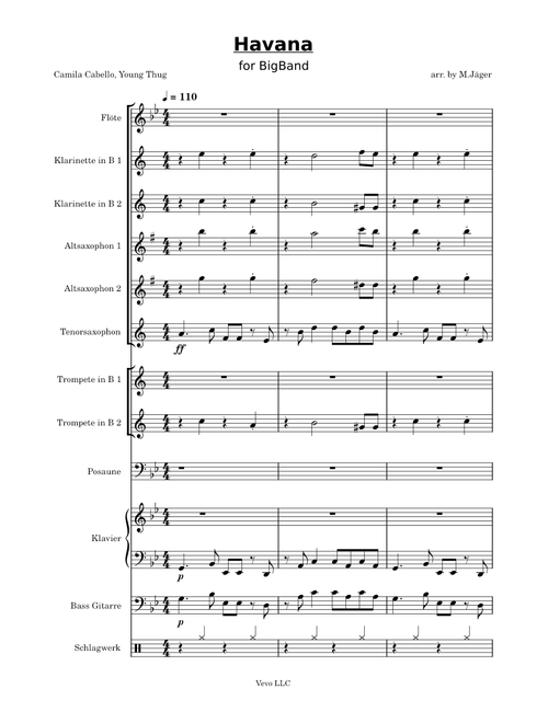 Havana – Camila Cabello (for BigBand)