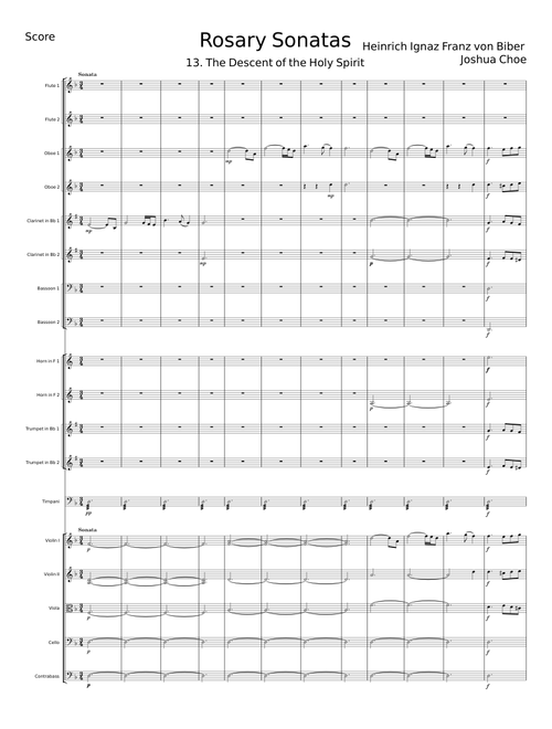 Mystery (Rosary) Sonatas - Heinrich Ignaz Franz von Biber