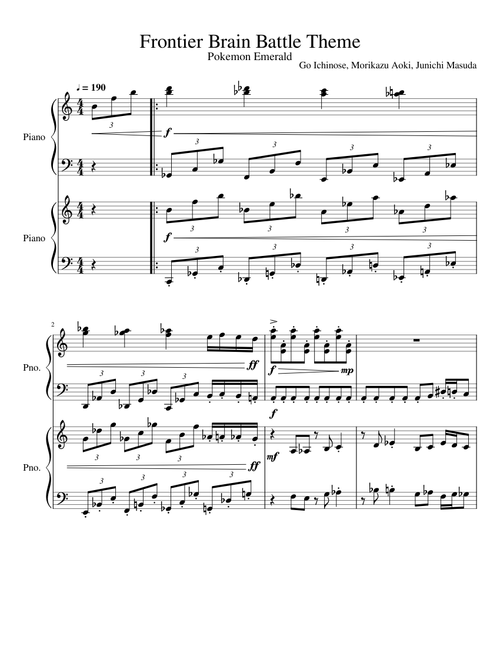 Frontier Brain Battle Theme