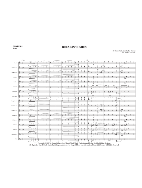 Breakin' Dishes (Arr. Ward Miller) - Rihanna (Marching Band)