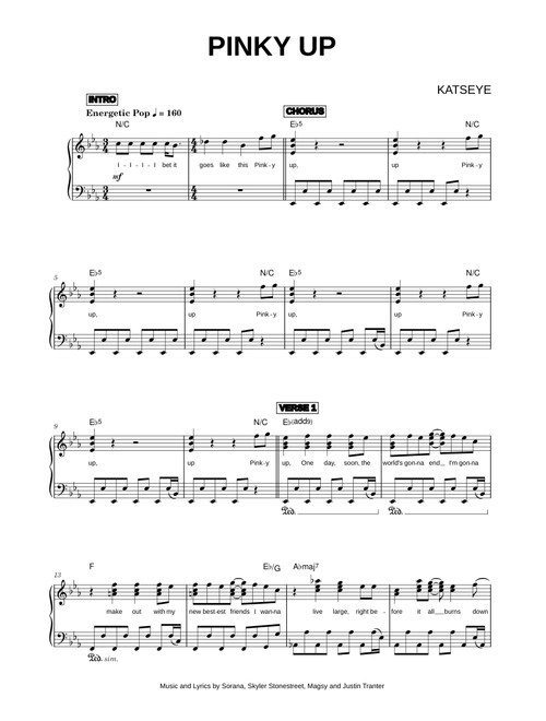 PINKY UP - KATSEYE (Piano)