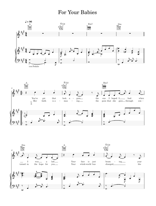 For your babies - Simply Red (Piano-Voice-Guitar)