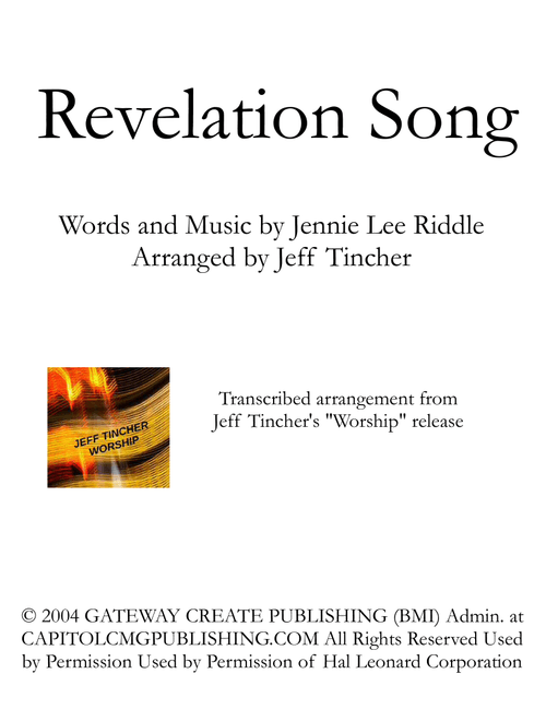 Revelation Song (Arr. Jeff Tincher) - Jennie Lee Riddle (Large Ensemble)