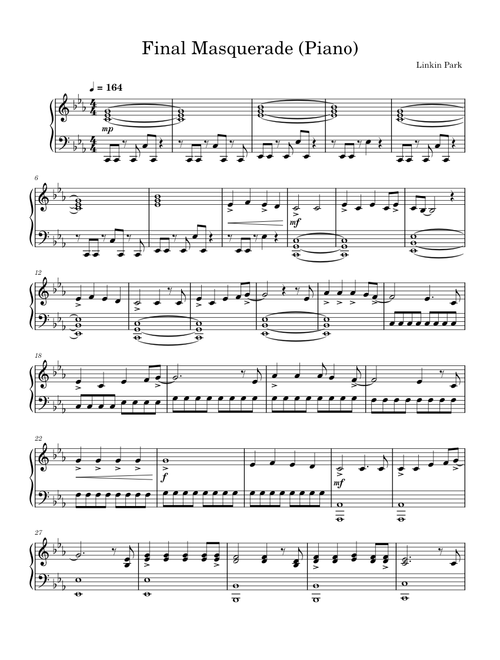 Final masquerade – Linkin Park