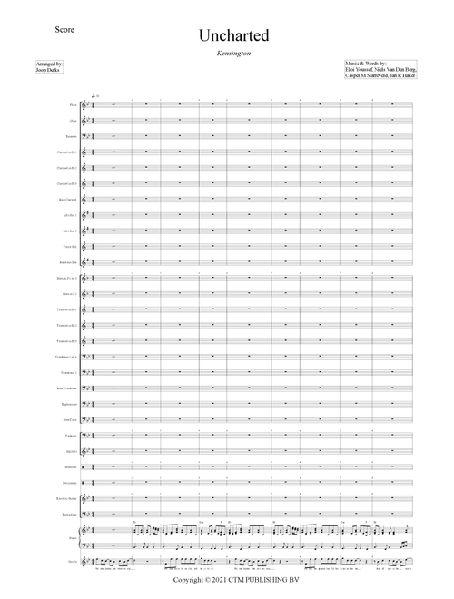 Uncharted (Arr. Joop Derks) - Kensington (Concert Band)