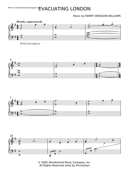 Evacuating London - Harry Gregson-Williams