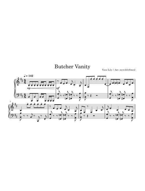 BUTCHER VANITY – Vane Lily