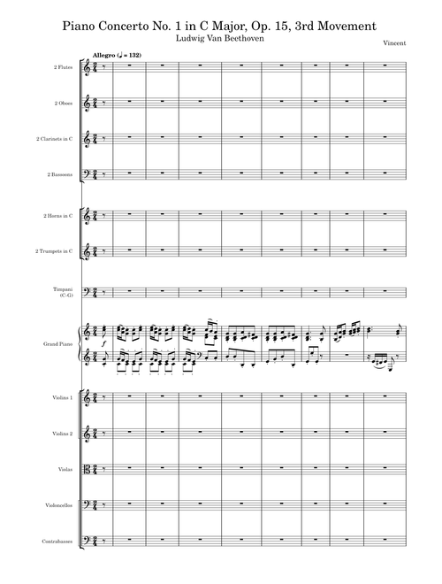 Beethoven - Piano Concerto No. 1 in C Major, Op. 15, 3rd Movement
