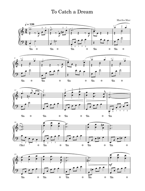 To Catch a Dream - Martha Mier