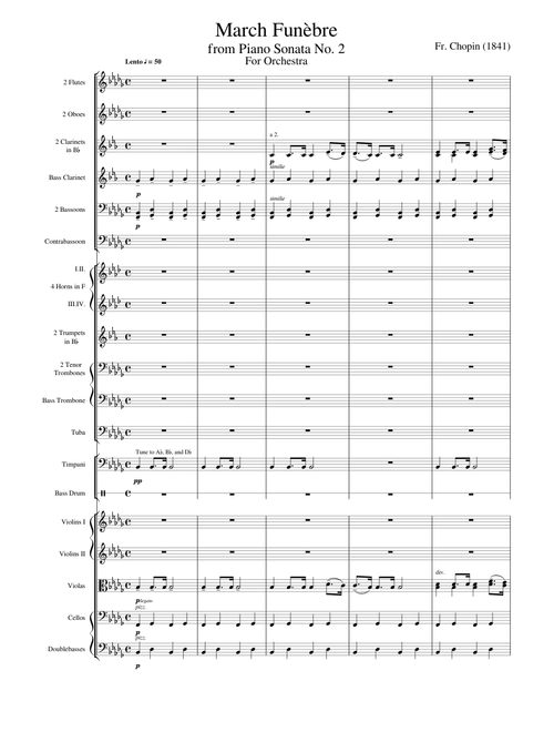 March Funèbre for Orchestra