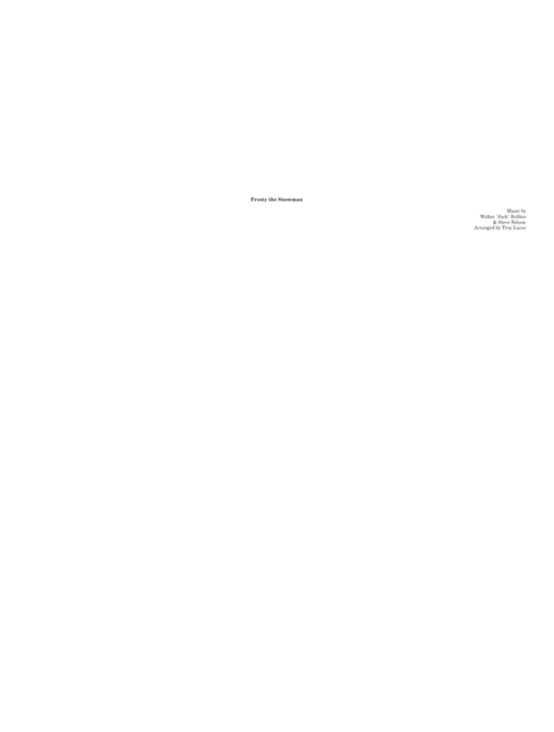 Frosty the Snowman – Walter Rollins
