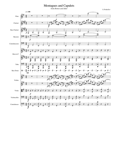 Montagues and Capulets - Prokofiev