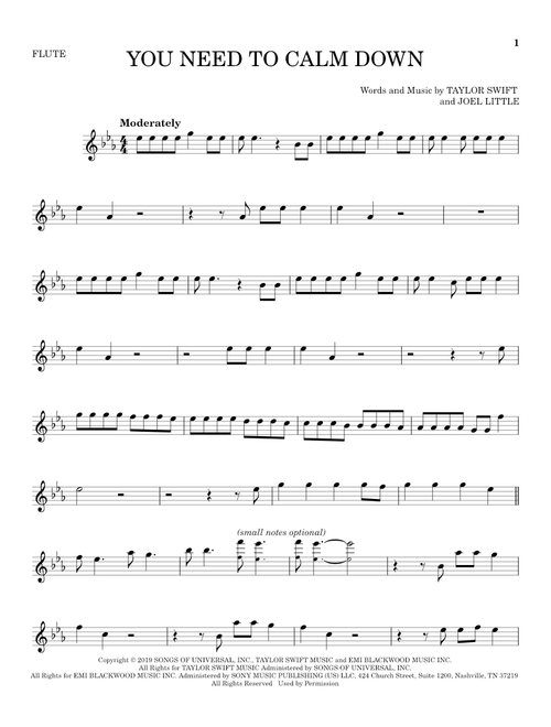 You Need To Calm Down - Taylor Swift (Flute Solo)