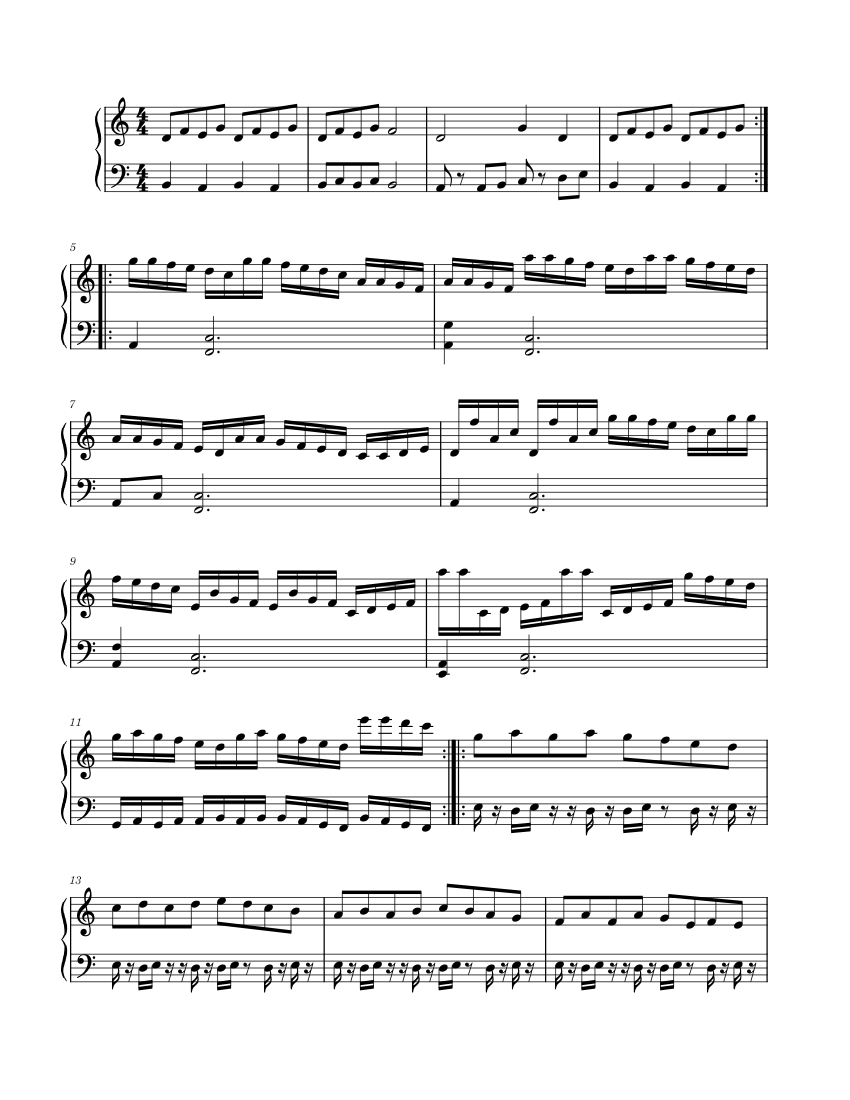 misery release Sheet music for Piano (Solo)