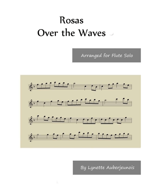 Over the Waves - Flute Solo (Arr. Lynette Auberjeunois) - Juventino Rosas (Flute and Piano)