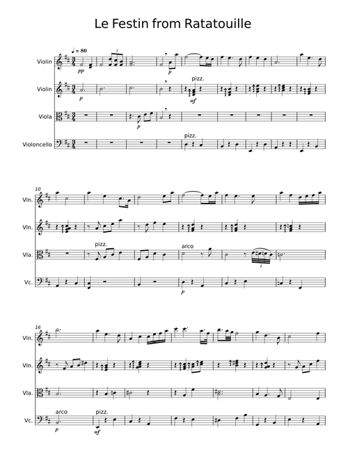 Le Festin - Michael Giacchino