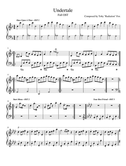 UNDERTALE - FULL OST