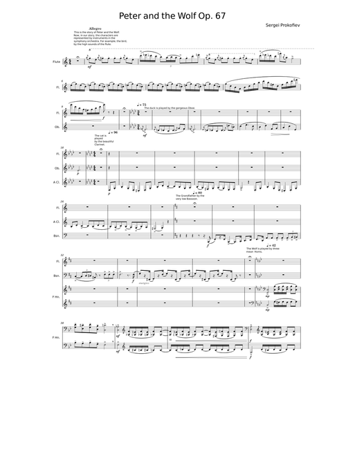 Peter and the wolf - Sergei Prokofiev