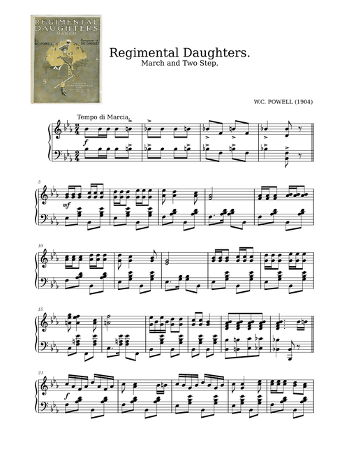 Regimental Daughters by W.C. Powell (1904)