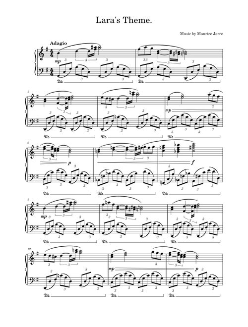Lara's Theme – Maurice Jarre