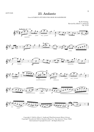 Ferling Etude No. 8 - Franz Wilhelm Ferling Sheet Music for Piano ...