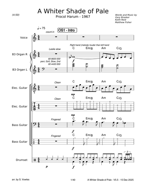 A Whiter Shade of Pale (Procol Harum)