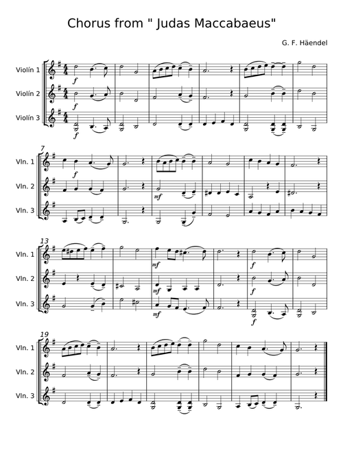 Judas Maccabaeus, HWV 63 - Georg Friedrich Händel