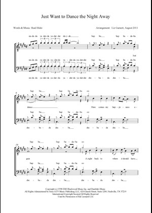 Dance the night away – The Mavericks Dance the Night Away Sheet