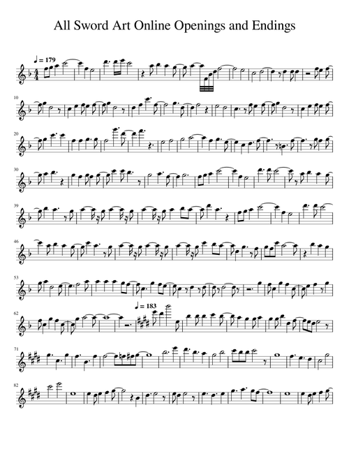 All Sword Art Online Openings and Endings