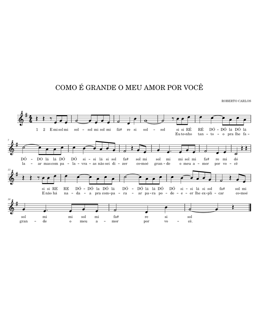 Como Grande O Meu Amor Por Voc Roberto Carlos COMO GRANDE O MEU como-grande-o-meu-amor-por-voc-roberto-carlos-como-grande-o-meu