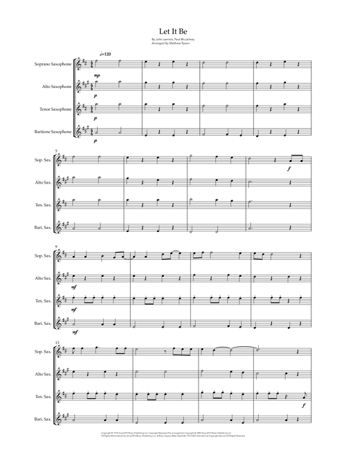 Let It Be (Arr. Matthew pyeon) - Kris Allen (Woodwind Ensemble)