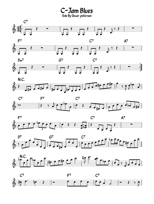 C-Jam Blues