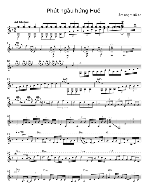 Phút ngẫu hứng Huế - Đỗ An