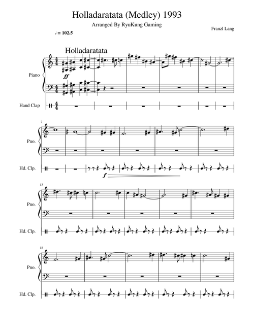 Holladaratata (Medley) 1993 - Franzl Lang (Can someone make it better?)