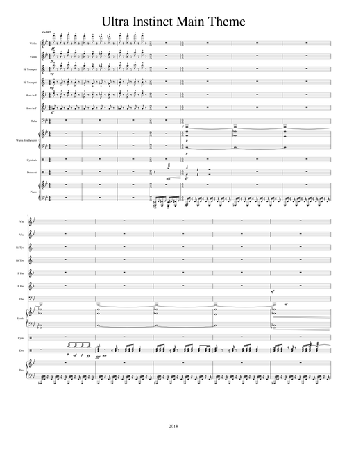 Ultra Instinct Main Theme (WIP)