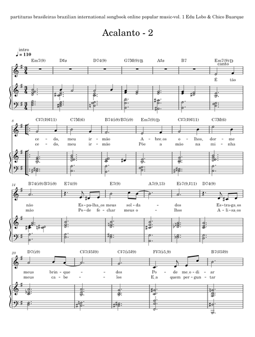Acalanto - Edu Lobo